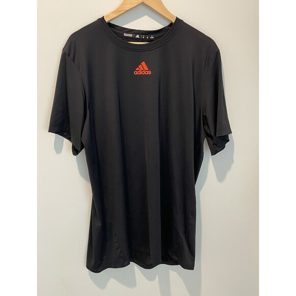 Adidas‎ Men's Stadium Heat Ready T Shirt Black Size XLT - Picture 1 of 5